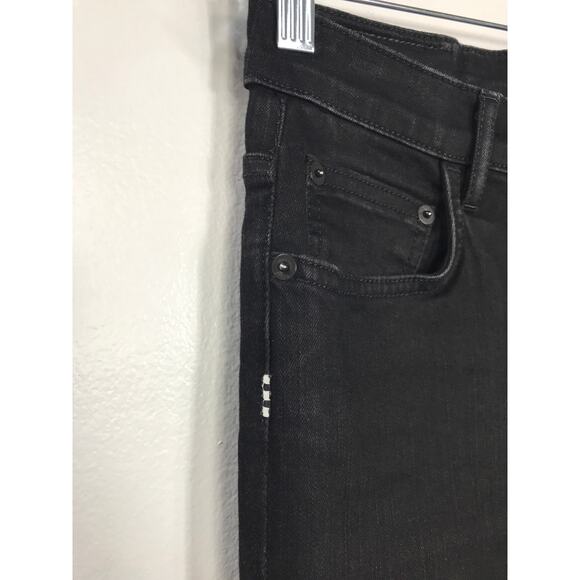 Proenza Schouler Women's 24 Jeans Black PS-J5 Super Skinny Everyday Capsule - Picture 2 of 7